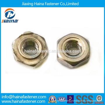 stock High Quality Steel Hex weld nut,DIN929 Weld Nut